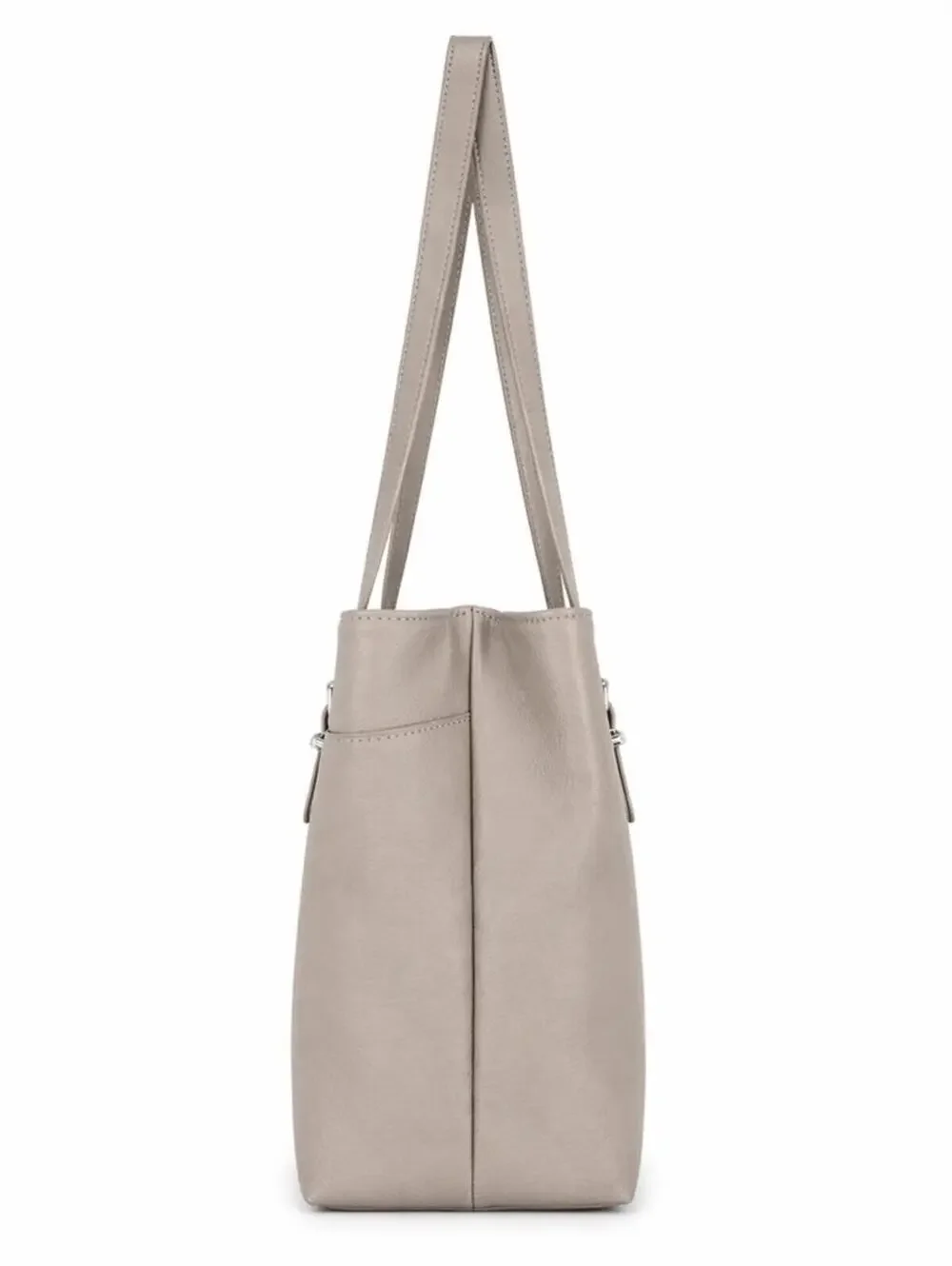 MultiSac Taupe Tri-Compartment Tote Shoulder Handbag NWOT